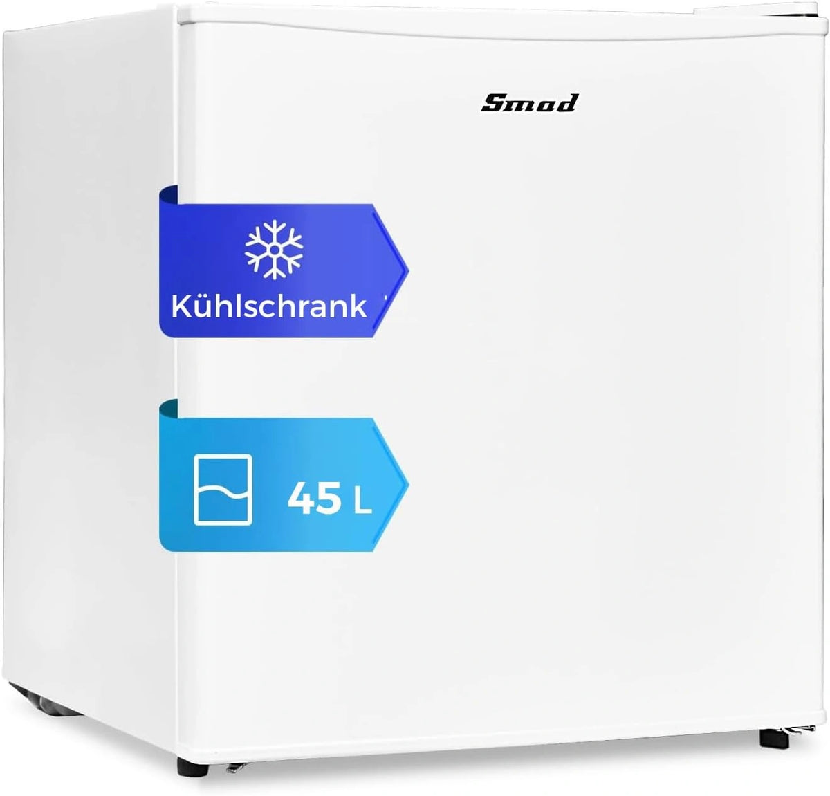 Smad Mini-Kühlschrank, 45 L, Weiß