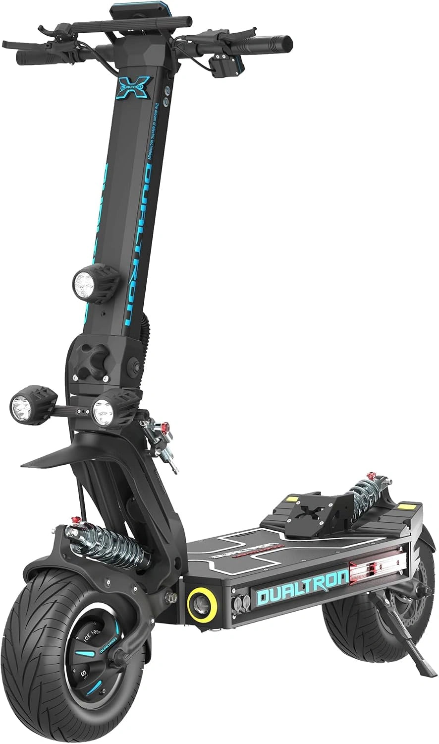 Minimotors Dualtron E-Scooter, Reichweite bis 170 km, Schwarz