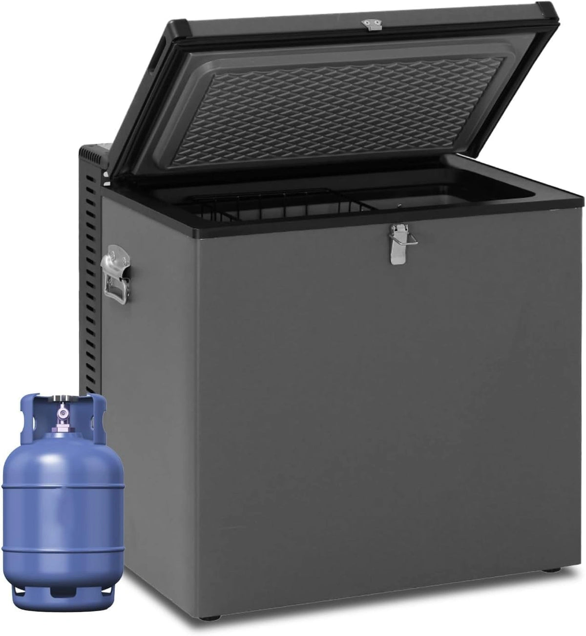 Smad Gefrierschrank, 70 L, freistehend, Grau