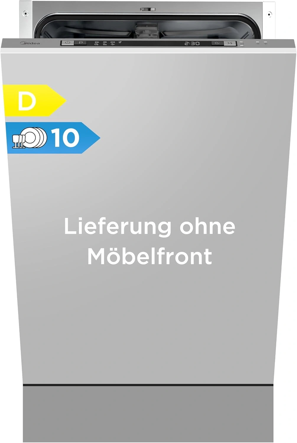 Midea Geschirrspüler, 10 Maßgedecke
