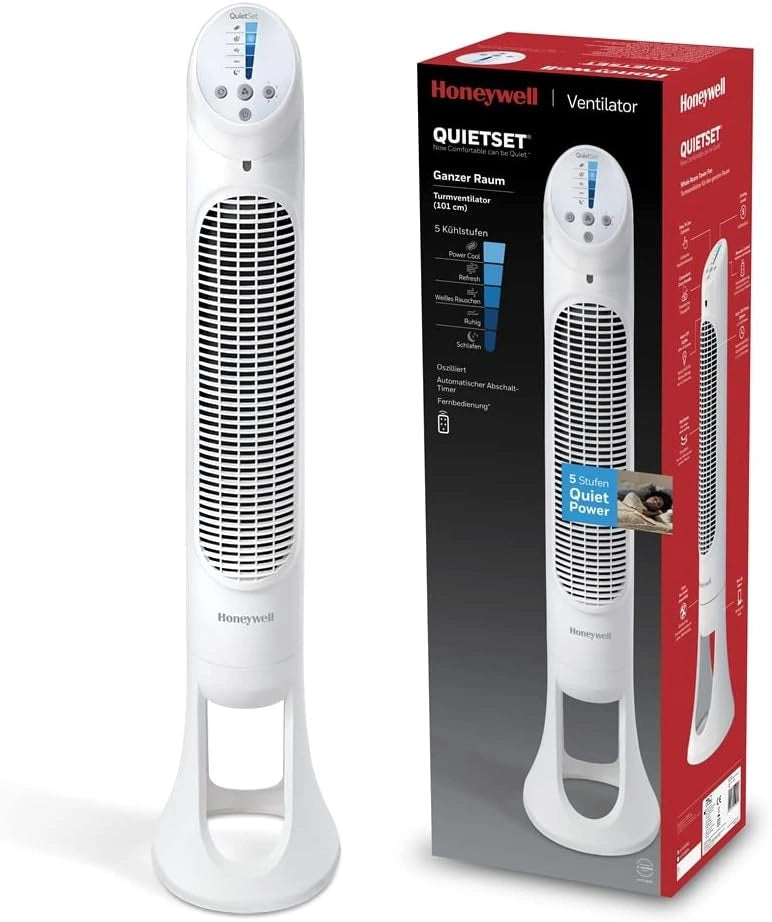 Honeywell Turmventilator, Fernbedienung, Weiß