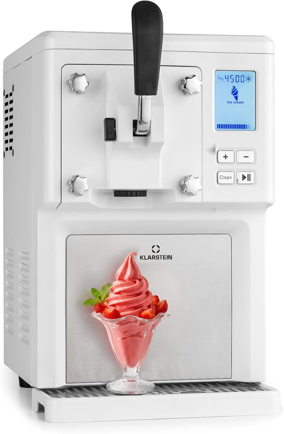 Klarstein Eismaschine, 1.5 L, Weiß