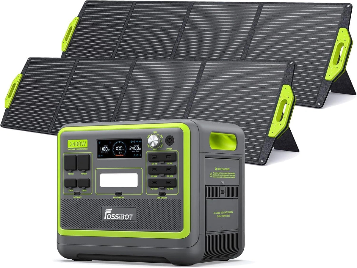 FOSSiBOT Tragbare Powerstation F2400, 2040 Wh, 200 W
