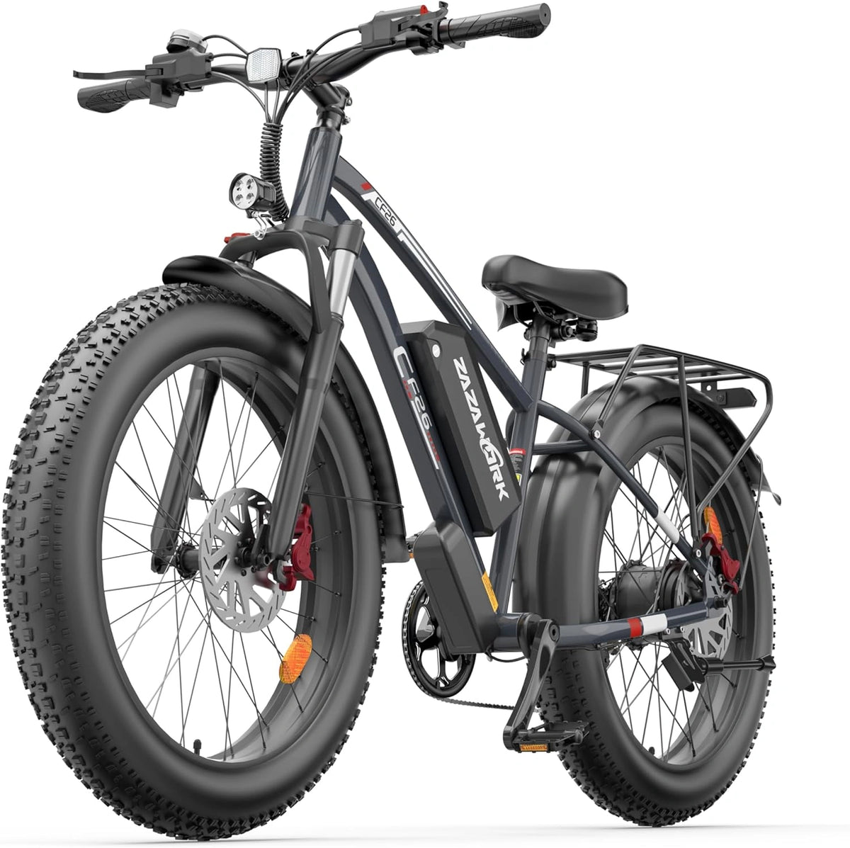 CHEEVALRY E-Bike 100-120km, 26 Zoll, Reichweite bis 120 km, 20 Ah