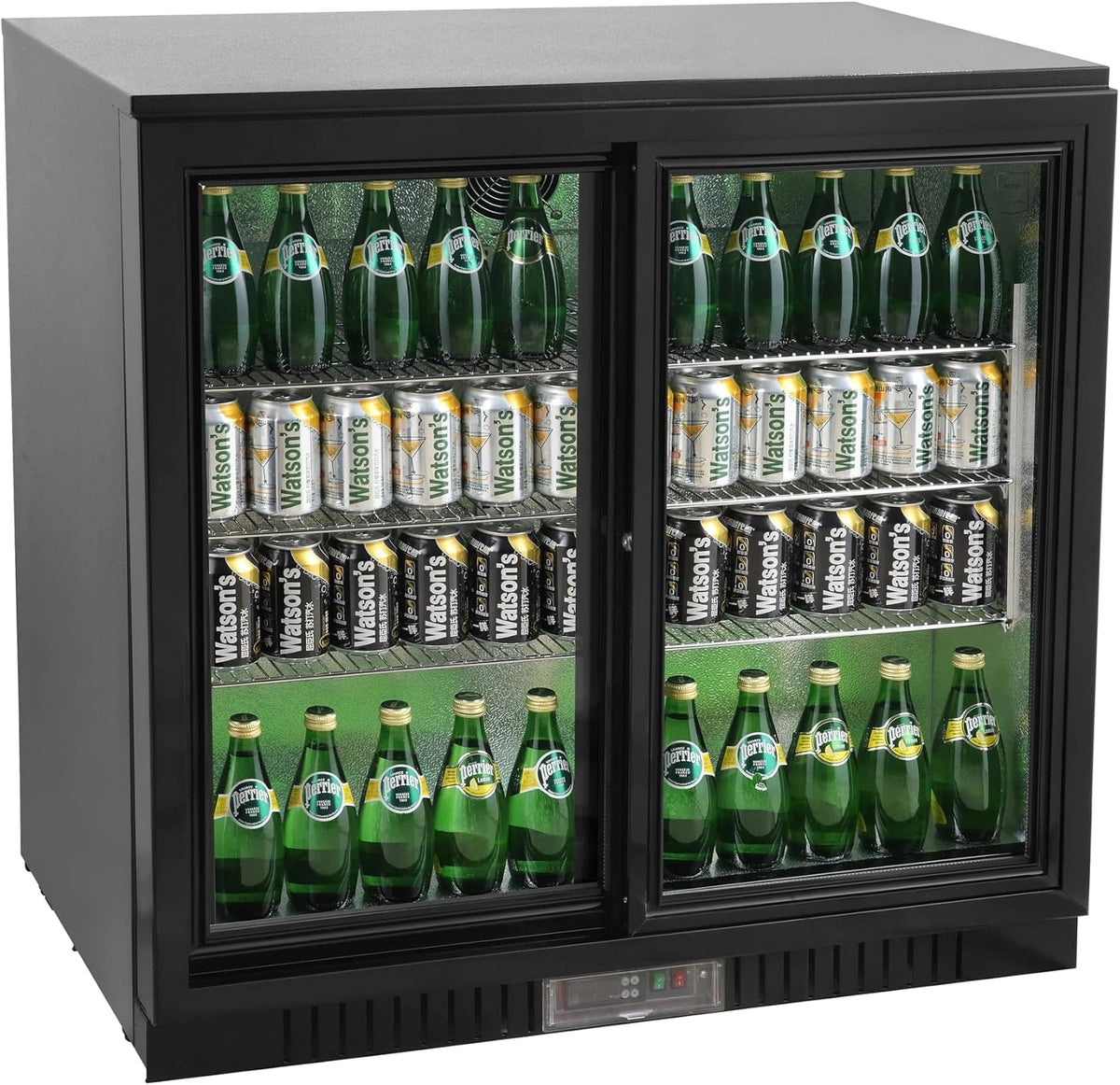 METRO Professional Kühlschrank GBC3102, 198 L, Schwarz