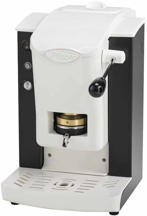 Faber Kaffeemaschine, Schwarz und Weiß