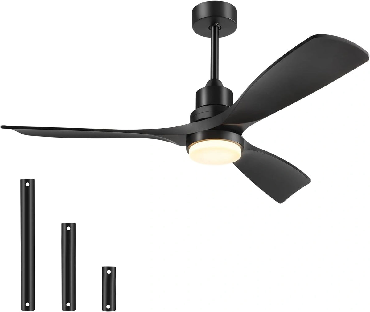 Forrovenco Deckenventilator, Schwarz