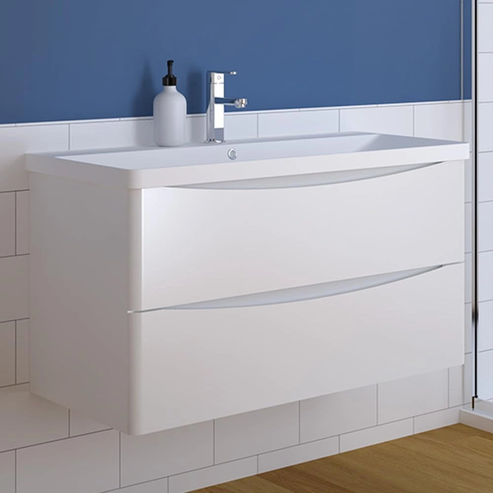 Aica Sanitär Handwaschbecken, Weiß
