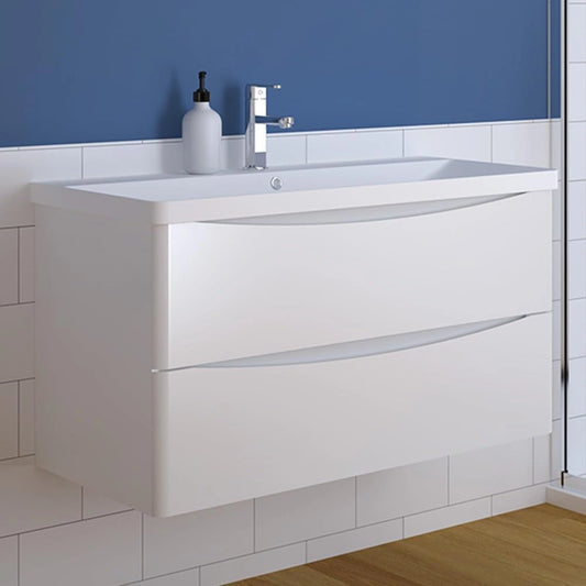 Aica Sanitär Handwaschbecken, Weiß