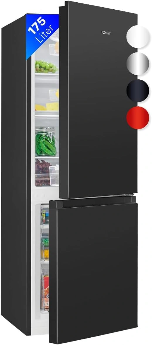 Bomann Kühl-Gefrierkombination, 175 L, Schwarz