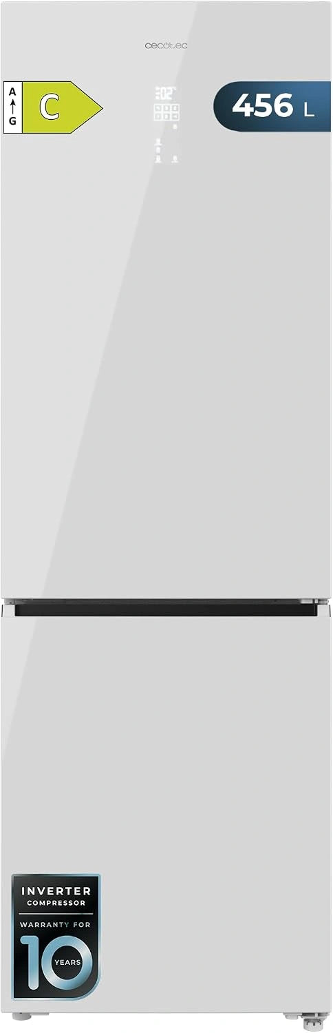 Cecotec Kühlschrank Combi 456, 456 L, No Frost, Weiß