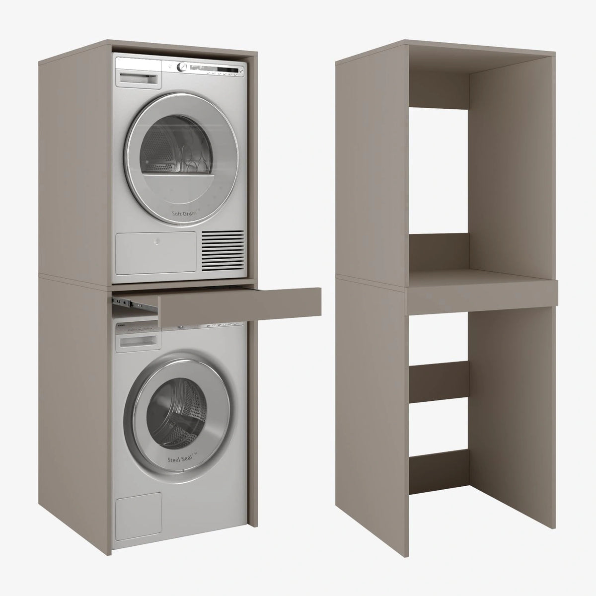 PLATAN ROOM Waschtrockner, Grau