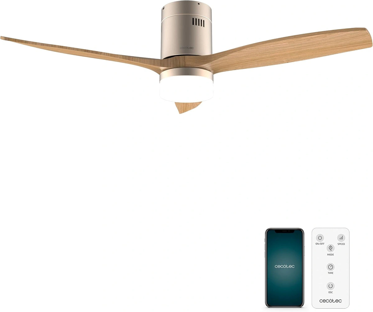 Cecotec Ventilator, WLAN, Weiß und Schwarz