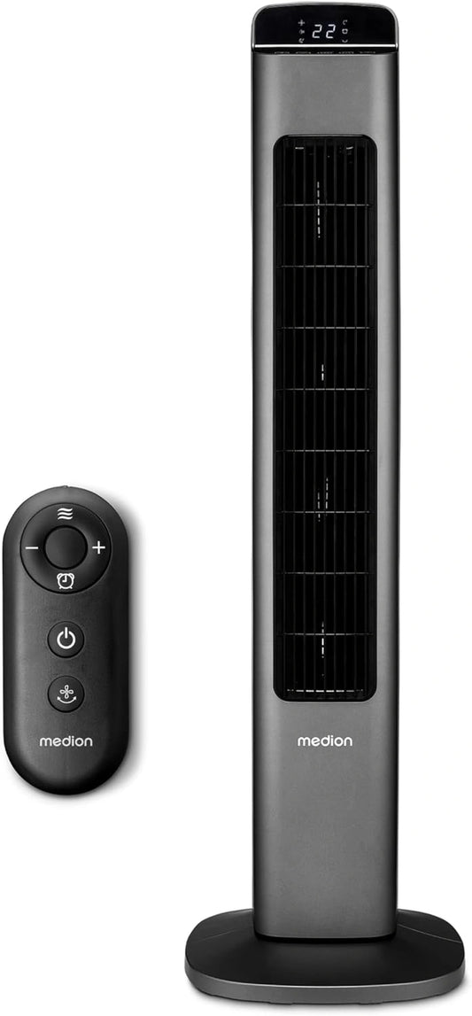 MEDION Turmventilator P15, Fernbedienung, Anthrazit