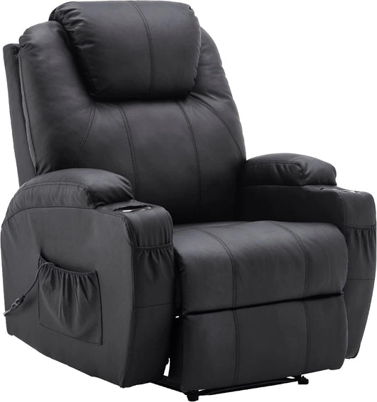 M MCombo Sessel Heizung 7061, Schwarz