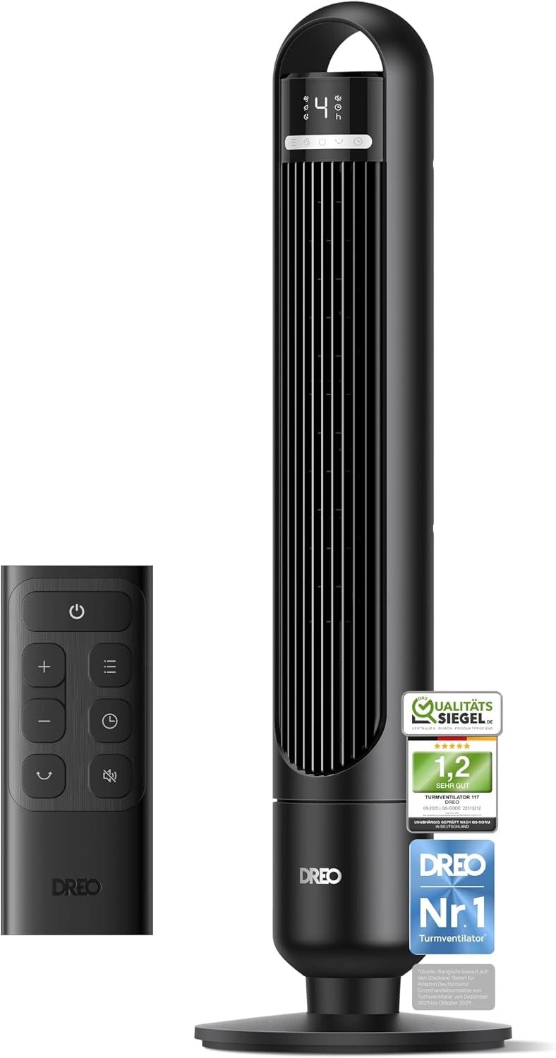 DREO Turmventilator, Fernbedienung