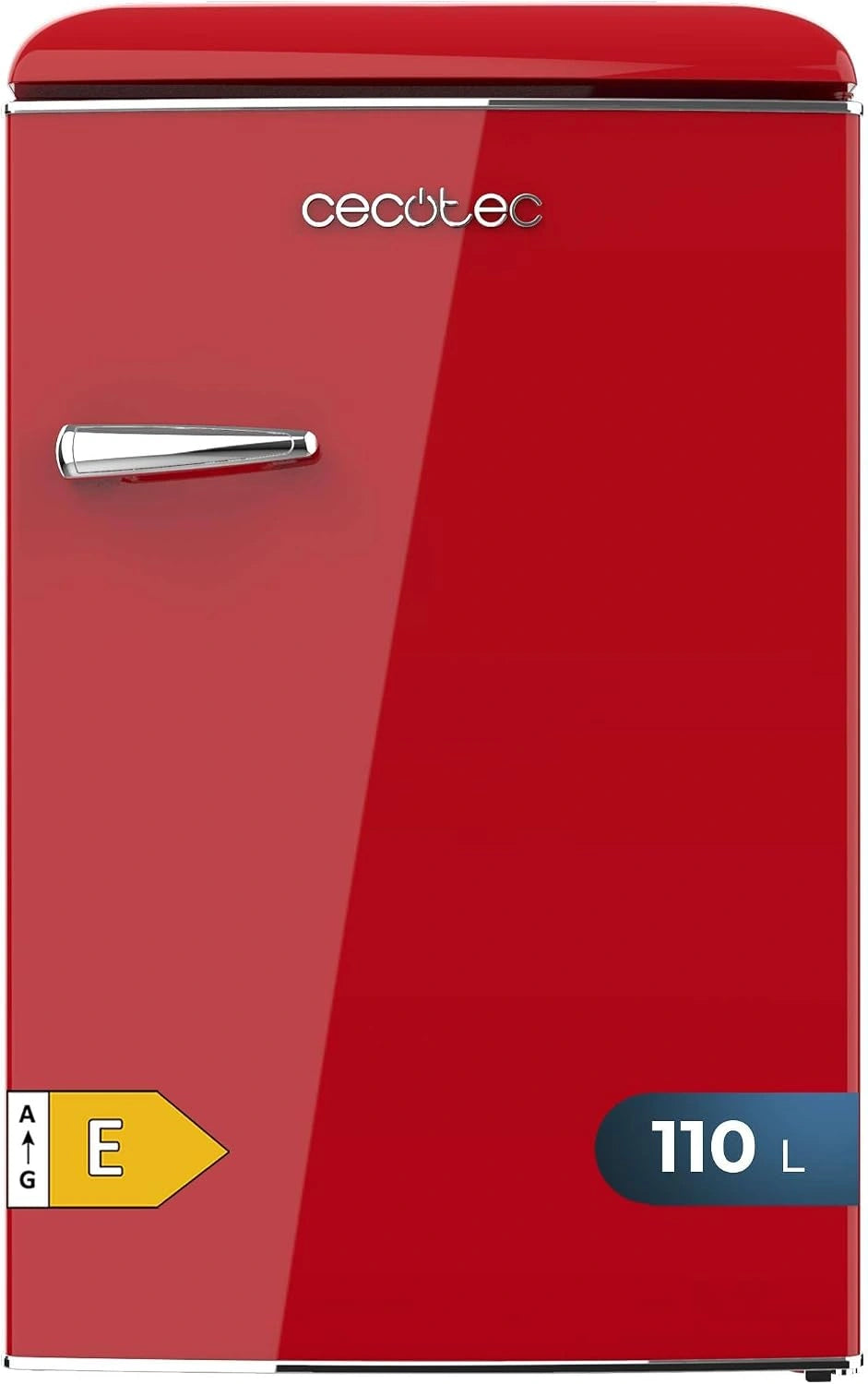 Cecotec Mini-Kühlschrank, 110 L, Rot