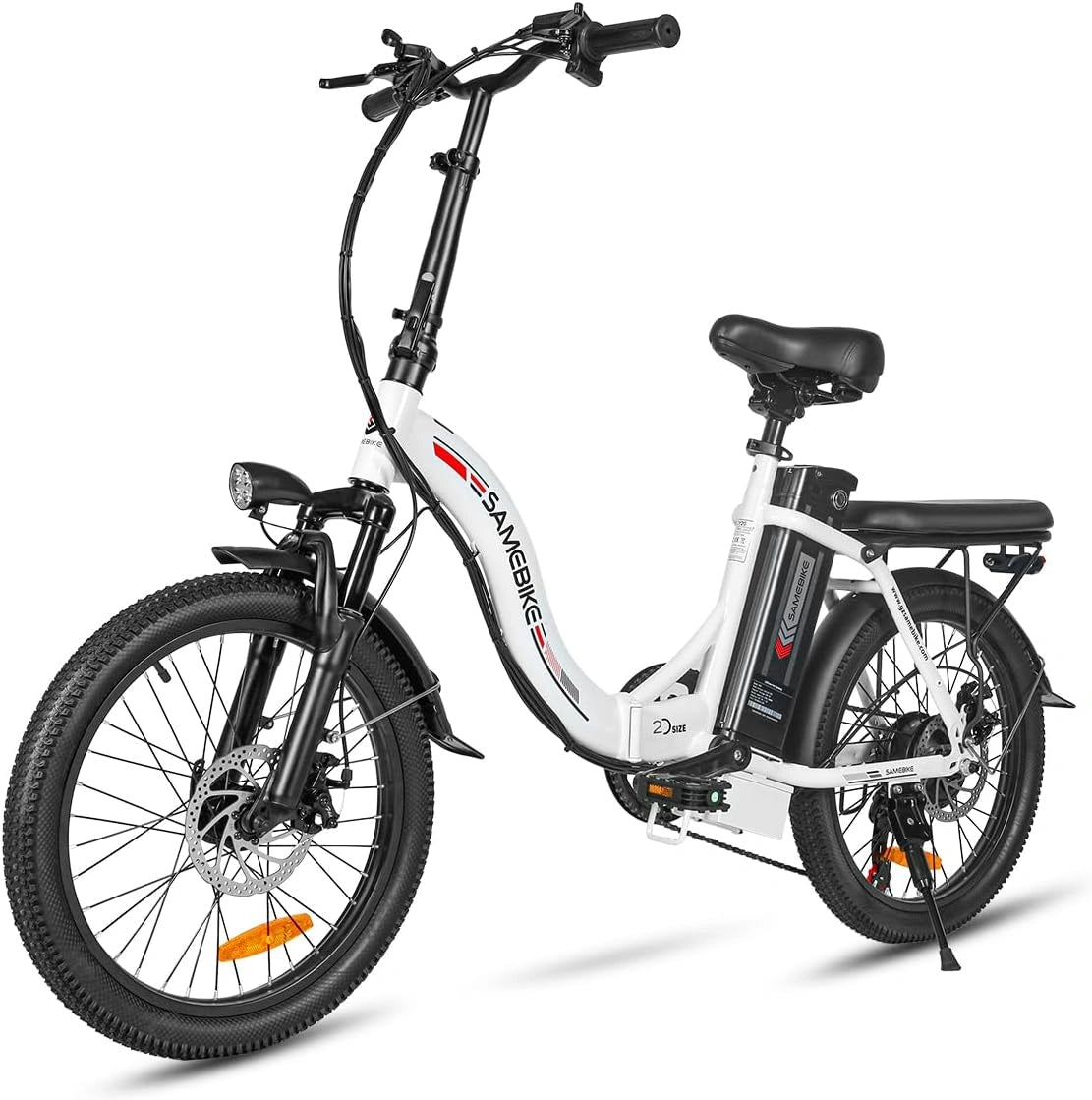 SAMEBIKE E-Bike CY20, 35 Zoll, Reichweite bis 110 km, 13 Ah, 36 V