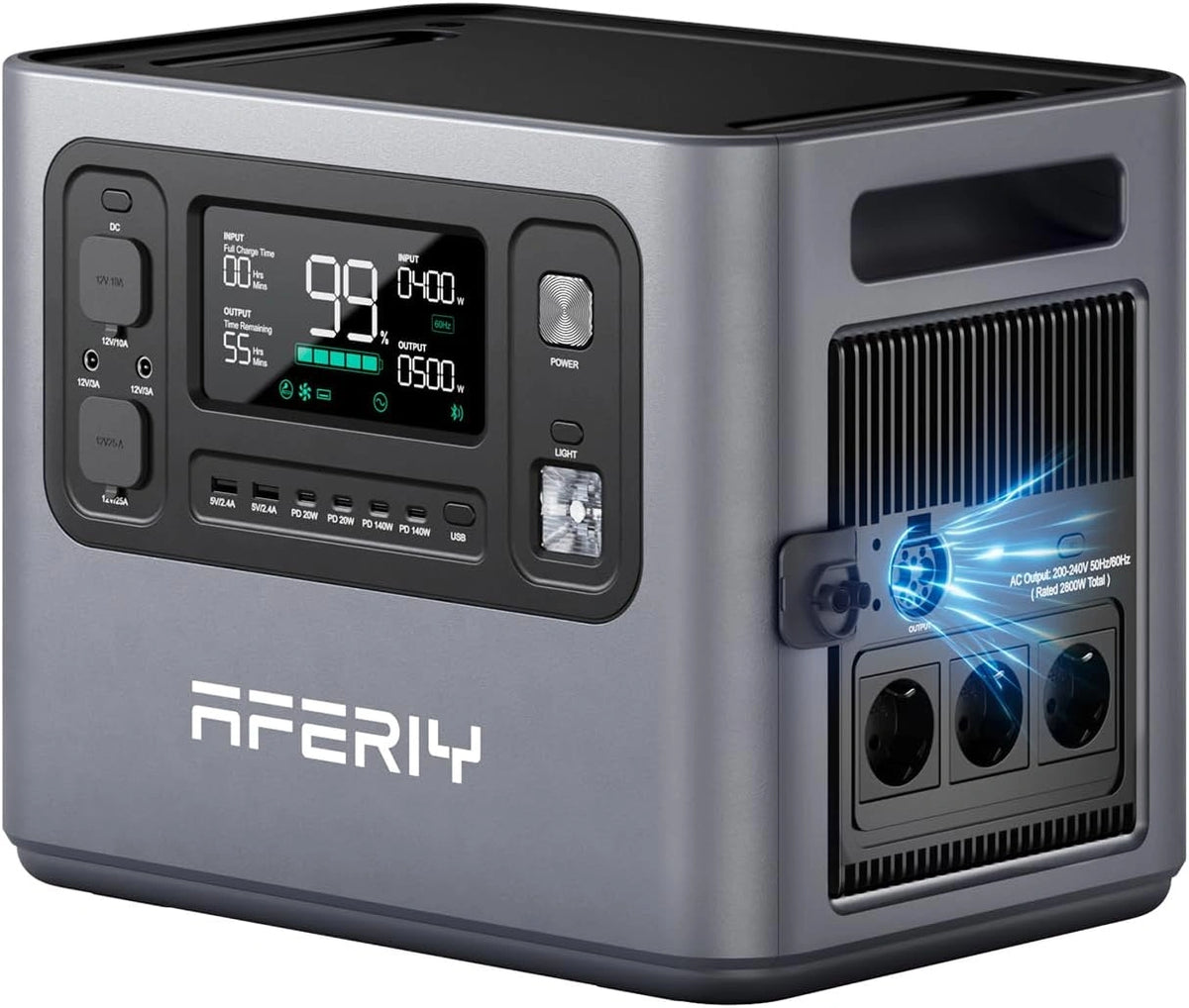 AFERIY Tragbare Powerstation 2800W2048Wh, 2048 Wh