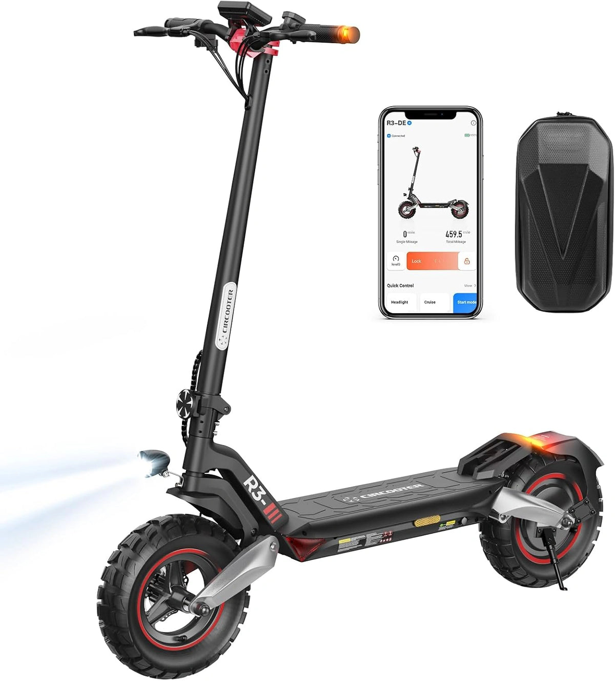 CIRCOOTER E-Scooter, 10 Zoll, Reichweite bis 80 km