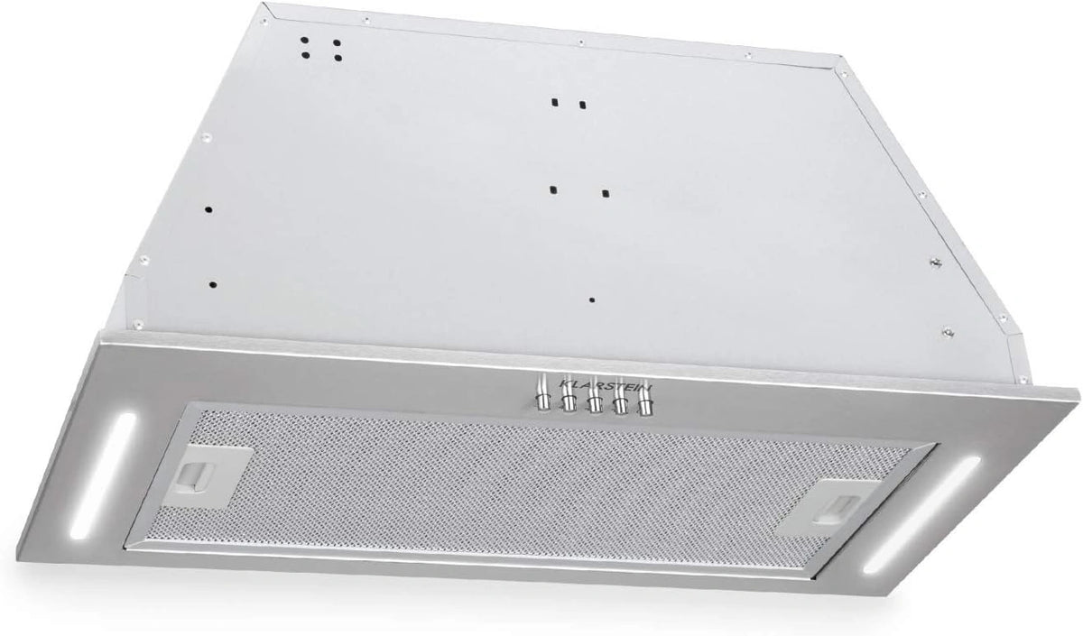 Klarstein Dunstabzugshaube, Einbaugerät, Edelstahl, Silber