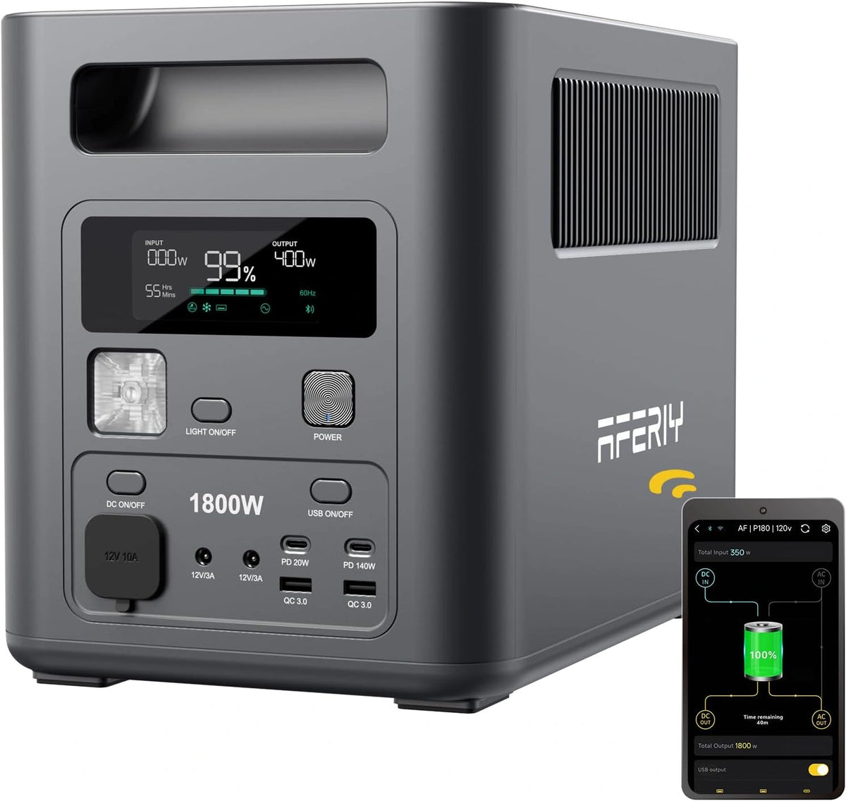 AFERIY Tragbare Powerstation 1800W1024Wh, 1024 Wh