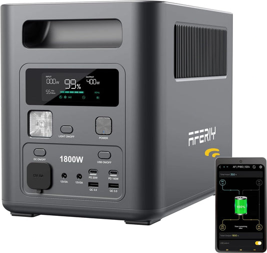 AFERIY Tragbare Powerstation 1800W1024Wh, 1024 Wh