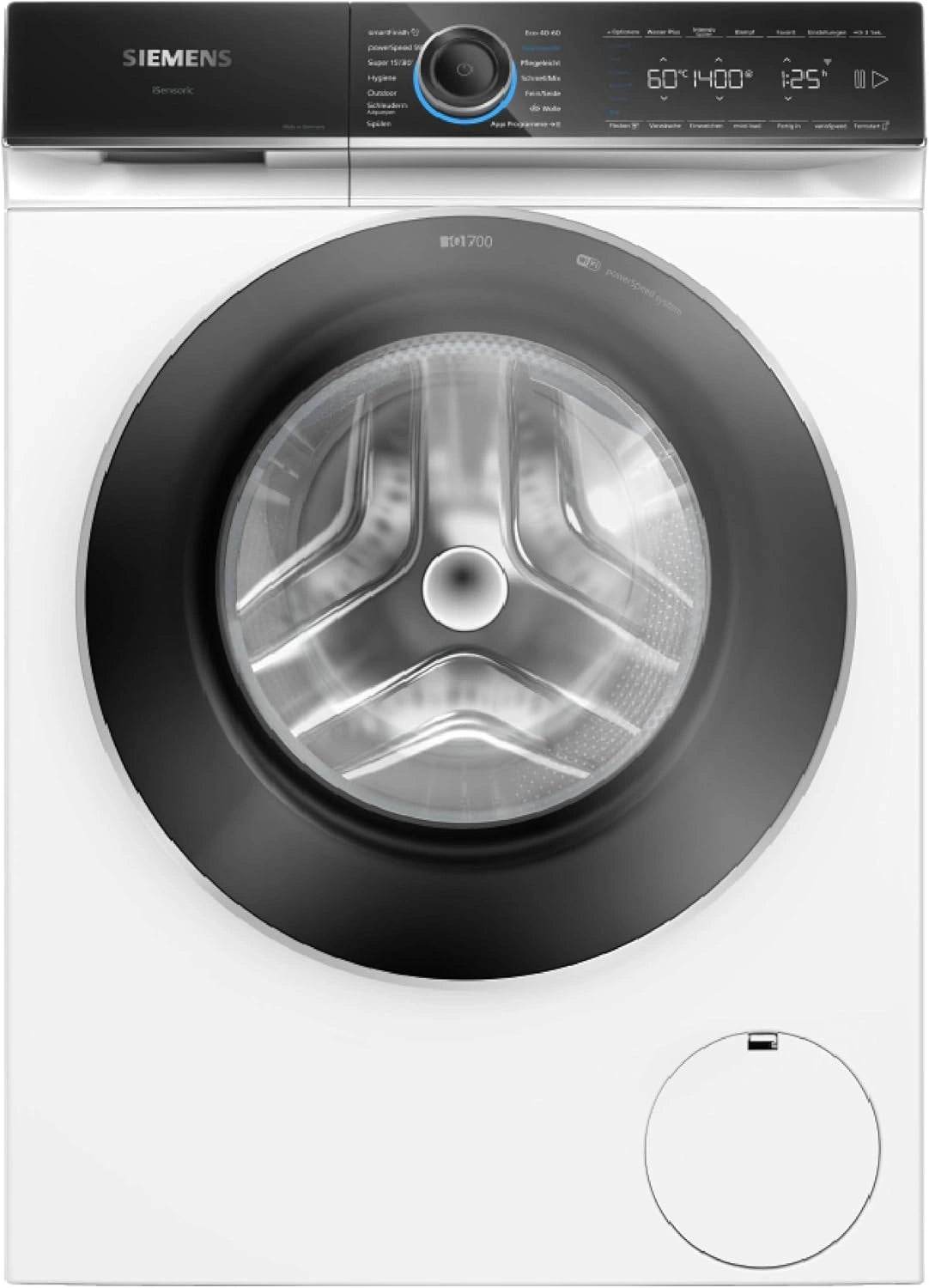 Siemens Waschmaschine iQ700, Fassungsvermögen 9 kg