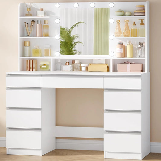 Tavolo da trucco Hzuaneri, bianco