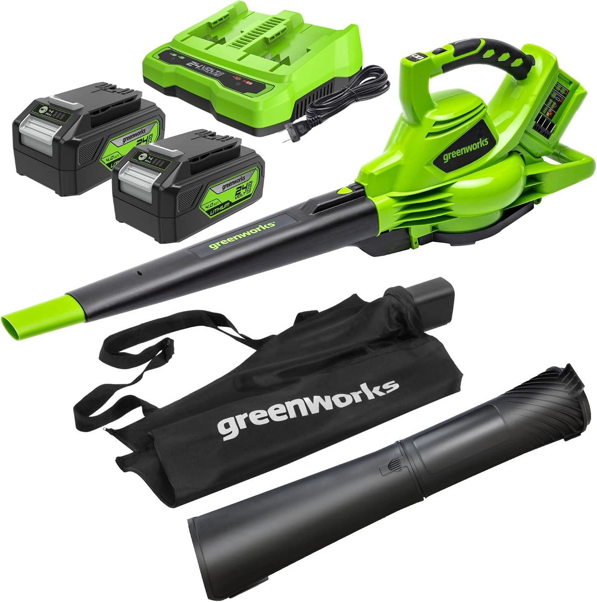 Greenworks Laubsauger GD24X2BVK4X