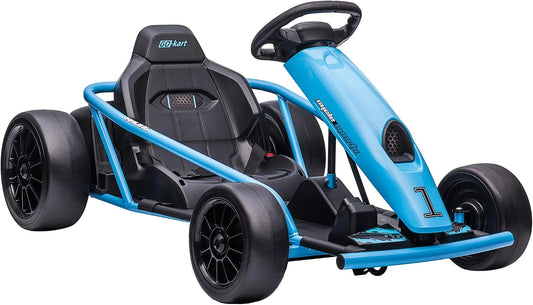 HOMCOM Elektro-Go-Kart HOMCOM 24, Blau