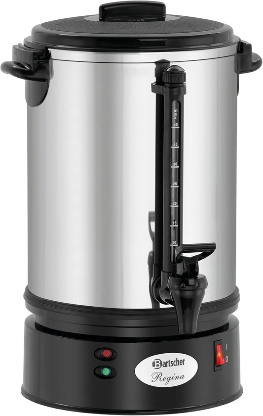 Bartscher Kaffeemaschine A190146, 6.8 L, Edelstahl, Silber