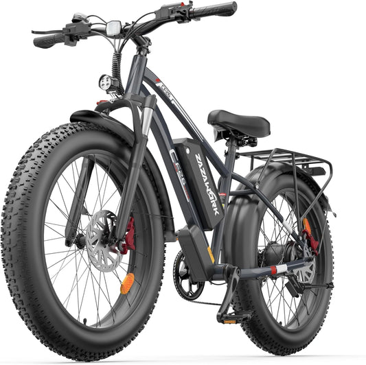 CHEEVALRY E-Bike 100-120km, 26 Zoll, Reichweite bis 120 km, 20 Ah