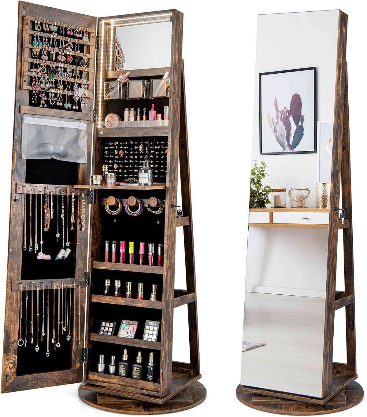 HOMASIS Schrank, Braun