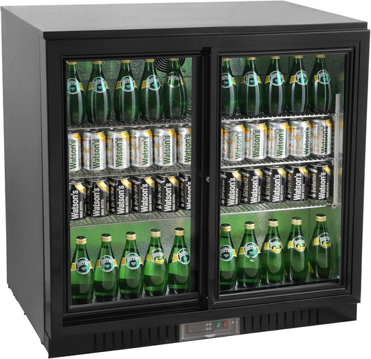 METRO Professional Kühlschrank GBC3102, 198 L, Schwarz