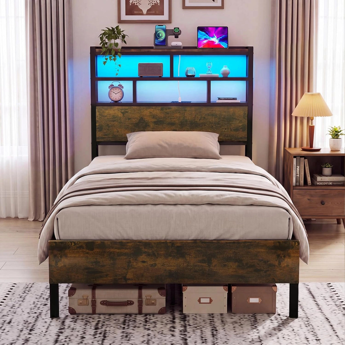HAUSPROFI Bett, 90 × 200 cm