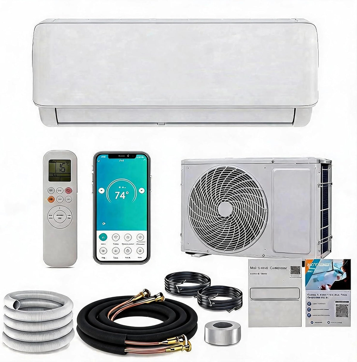 Thaookte Klimaanlage, 18000 BTU, WLAN